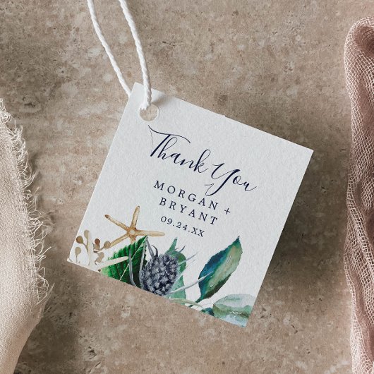 Moderne Nautik | Grün Vielen Dank Geschenkanhänger