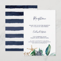 Moderne Nautik | Grüne Hochzeitsempfang