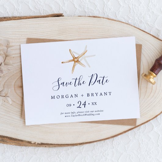 Moderne Nautik | Horizontal Save The Date