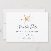 Moderne Nautik | Horizontal Save The Date (Vorderseite)