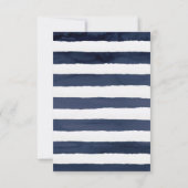 Moderne Nautik | RSVP-Karte für das Menü "Starfish RSVP Karte (Rückseite)