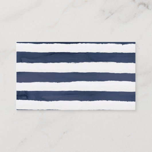 Moderne Nautik | Website zur Blumenhochzeit Begleitkarte (Rückseite)