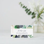 Moderne Nautik | Website zur Hochzeit von Grünpfla Begleitkarte (Stehend Vorderseite)