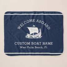 Moderne nautische benutzerdefinierte Bootname und