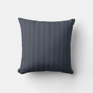 Moderne Navy-Blau und Pflaumenstreifen-Wurfkissen Kissen