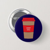 Moderne Navy-Blue-Ärzte- und Krankenschwesterntag- Button (Vorne & Hinten)