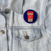 Moderne Navy-Blue-Ärzte- und Krankenschwesterntag- Button (Beispiel)