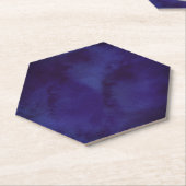 Moderne Navy-Blue-Minimalist-Untersetzer | Elegant Untersetzer (angewinkelt)