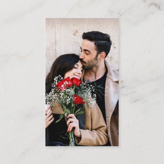 Moderne Navy Blue QR Code Kleine Hochzeitdetails Begleitkarte (Rückseite)