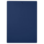 Moderne Navy-Blue-Rahmen-Papeterie Klemmbrett (Rückseite)