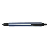 Moderne Navy-Blue-Schriftmonogramm Kugelschreiber (Rückseite)