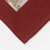 Moderne Navy-Foto-Wohngestaltung Fleecedecke (Ecke)