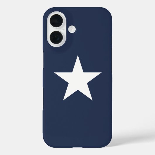Moderne Navyblaue Sternmarkierung Case-Mate iPhone Hülle (Rückseite)