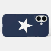 Moderne Navyblaue Sternmarkierung Case-Mate iPhone Hülle (Rückseite (Horizontal))