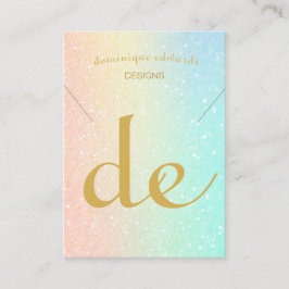 Moderne Nekklasseanzeige Visitenkarte