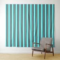 Moderne Neon Blue und Black 3D Metal Effect Stripe