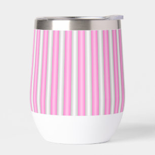 Moderne Neon-Pink-Streifen mit 3D-Effekt