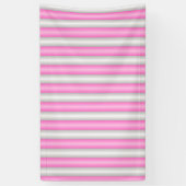 Moderne Neon-Pink-Streifen mit 3D-Effekt Banner (Vertikal)