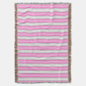 Moderne Neon-Pink-Streifen mit 3D-Effekt Decke (Vorderseite Vertikal)