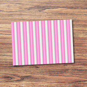 Moderne Neon-Pink-Streifen mit 3D-Effekt Post-it Klebezettel