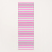 Moderne Neon-Pink-Streifen mit 3D-Effekt Yogamatte (Vorderseite)