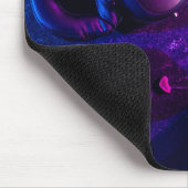Moderne Neon-RGB-Gaming-Setup-Flachlay-Mauspad - C Mousepad (Ecke)