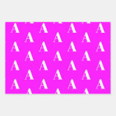 Moderne neongrüne Magenta aqua Custom Geschenkpapier Set (Vorderseite)