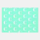 Moderne neongrüne Magenta aqua Custom Geschenkpapier Set (Vorderseite 3)