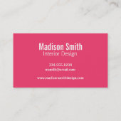 Moderne Neonstreifen; Rosa blaues Grün Visitenkarte (Rückseite)