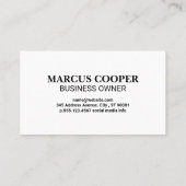 Moderne Netzwerk-Tech-Sicherheit | Firmenlogo Visitenkarte (Rückseite)