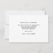 Moderne neue Address Script Zuhause Picket Fence M Ankündigung (Rückseite)