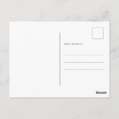 Moderne neue Adresse Wir bewegten Foto Hund für Ha Postkarte (Rückseite)