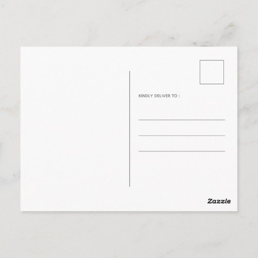 Moderne neue Adresse Wir haben das Foto des Hundes Postkarte (Rückseite)