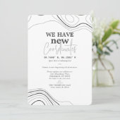 Moderne neue Koordinaten für die graue Bewegung Ankündigung (Stehend Vorderseite)