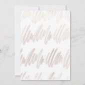 Moderne neue Planänderung Datum Hochzeit speichern Save The Date (Rückseite)