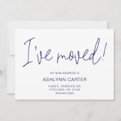 Moderne neue Zuhause Ankündigung (Vorderseite)