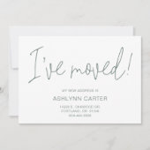 Moderne neue Zuhause Ankündigung (Vorderseite)