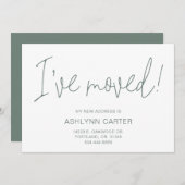 Moderne neue Zuhause Ankündigung (Vorne/Hinten)