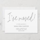 Moderne neue Zuhause Ankündigung (Vorderseite)