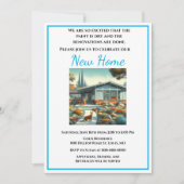 Moderne neue Zuhause Housewarming Einladung (Vorderseite)