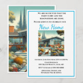 Moderne neue Zuhause Housewarming Einladung (Vorne/Hinten)