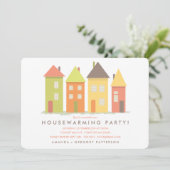 Moderne neue Zuhause Housewarming-Party Einladung (Stehend Vorderseite)