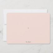 Moderne neue Zuhause-Kalligrafie-Rostbewegung Ankündigung (Rückseite)