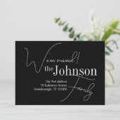 Moderne neue Zuhause Moving Ankündigung (Stehend Vorderseite)