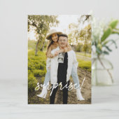 Moderne Neugeborene/Großeltern/Nana-Schwangerschaf Ankündigung (Stehend Vorderseite)