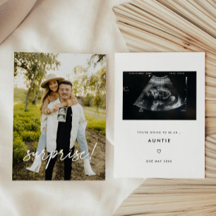 Moderne Neugeborene/Großeltern/Nana-Schwangerschaf Ankündigung