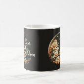 Moderne Neutral über den Mond Kaffeetasse (Mittel)