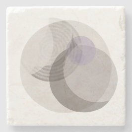 Moderne neutrale abstrakte Dekoration | Sanfter mi Steinuntersetzer