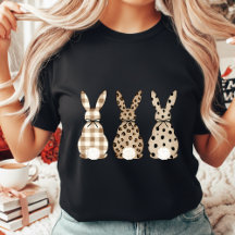 Moderne neutrale Ostern-Hasen-Leoparden-Druck Ging