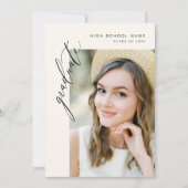 Moderne neutrale Partei für den Minimalistischen F Einladung (Vorderseite)